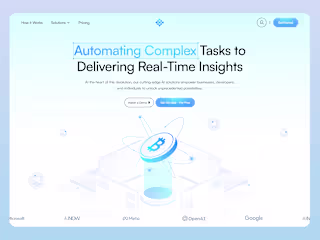 Automation Website Header design