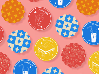 Illustrations for restaurant🥤