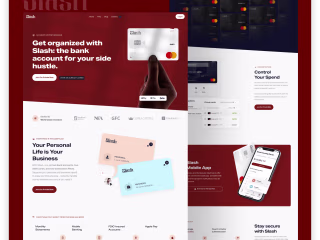 Slash Banking Web Design + Webflow Development