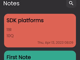 Notes Application