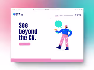 Landing Page for CVFree Campaign