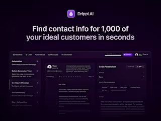 Website Design & Dev in Framer - drippi.ai