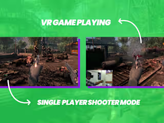 Man vs Zombie - A Virtual Reality Game