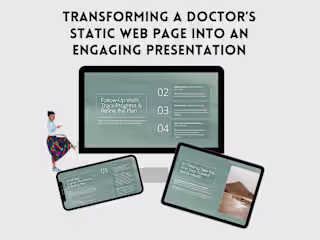 Transforming a Static Web Page into an Engaging Pitch Deck

