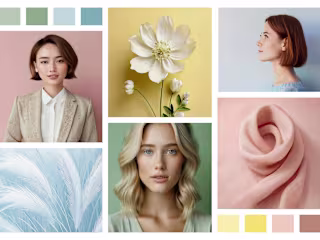 Élan Couture spring fashion mood board