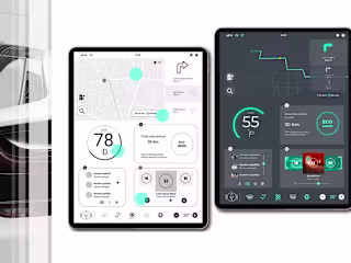 Designing an electric car dashboard