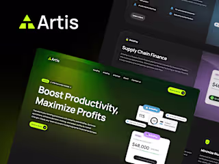 Corporate Website Design & Development in Framer - ArtisTrade