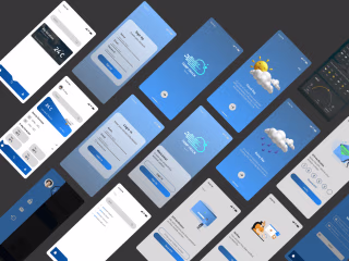 Converting Figma UI to Flutter Code-Weather app