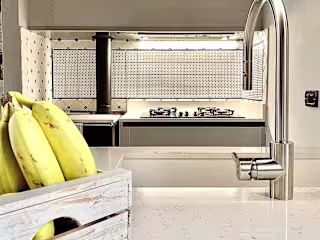 Contemporary Kitchen in a Country Home