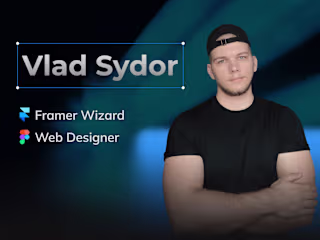 Vlad Sydor - My Framer Portfolio Website