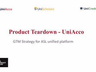 GTM for UniAcco