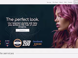 Hair Salon Website 'MM Salon'