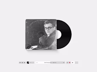 Minimal music player