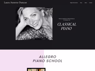 Custom Showit Website for a Musician