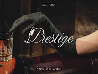 Prestige Cocktail Bar | Brand Identity Design