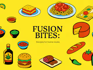 Pop-Art Inspired Food Illustration