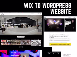 WIX Website to WordPress Website