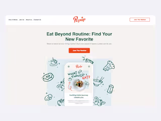 Pepup — Prototype Website Redesign