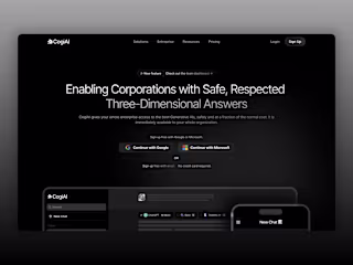 CogiAI — Framer SaaS Website