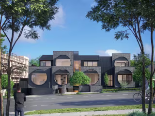 Contemporary Residential Building 3D Visualization 
