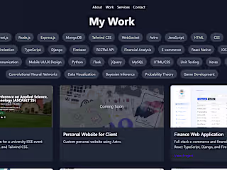 Personal Portfolio Website