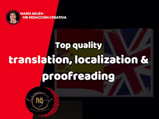 English-Spanish translation, localization & proofreading (Spain)