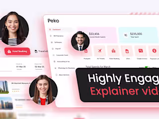 FinTech Product Explainer Video for Peko