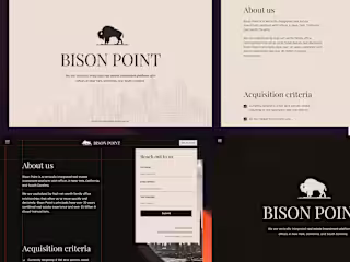 Bison Point - Framer Design & Development