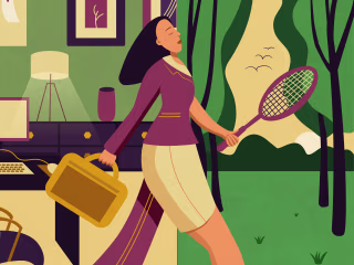  ILLU - Vector Illustrations about Healthy Work Environment 