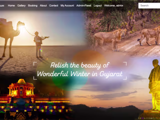 Tourism Website (Gujarat Tourism)
