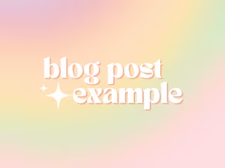 Blog Post