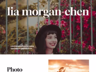 Lia Morgan-Chen - Photographer
