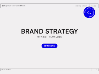 Brand Workshop for an App Developer