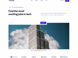HireUP (Your Template for Digital Success) — A Webflow Website