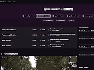 EPIC GAMES DEV COMMUNITY