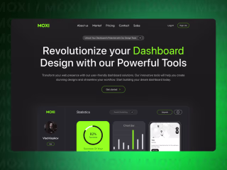 MOXI Dashboard Website