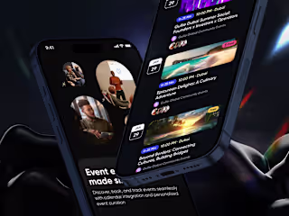 Event Booking | Mobile App Design UI UX | Brddge