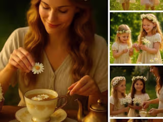 Chamomile Visual Storytelling for a Natural Tea Brand