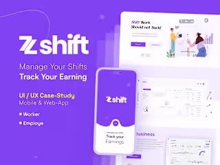 Zshift -Product Design | Mobile & WebApp Case Study