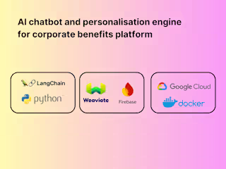 AI chatbot and personalisation engine