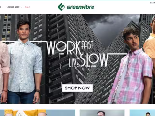 Greenfibre - e-commerce website development