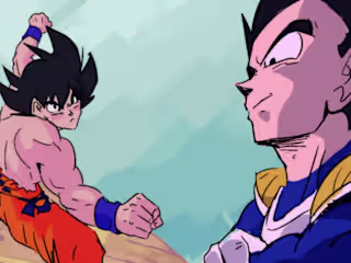 [Anim] Goku Vs Vegeta - YouTube