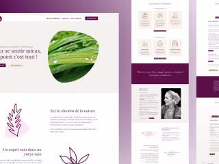 Custom website for therapist