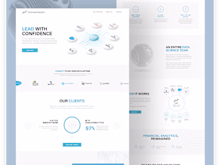 OverlayAnalytics SaaS Web Design