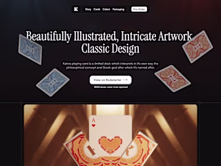 Kairos - Landing Page Design and Development