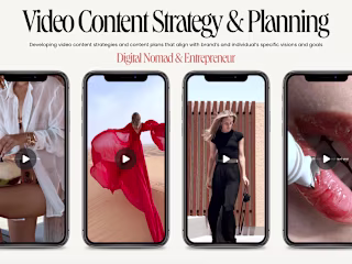 Video Editor & Content Planner for Personal Lifestyle Brand
