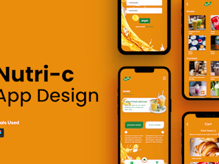 Case Study (Nutri-C) Mobile App and website Design on Behance