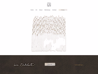 Artist Squarespace Website & Webshop Design