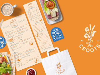 The Croots Farm - Logo & Menu Design