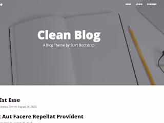 Simple Blog with Spring MVC
